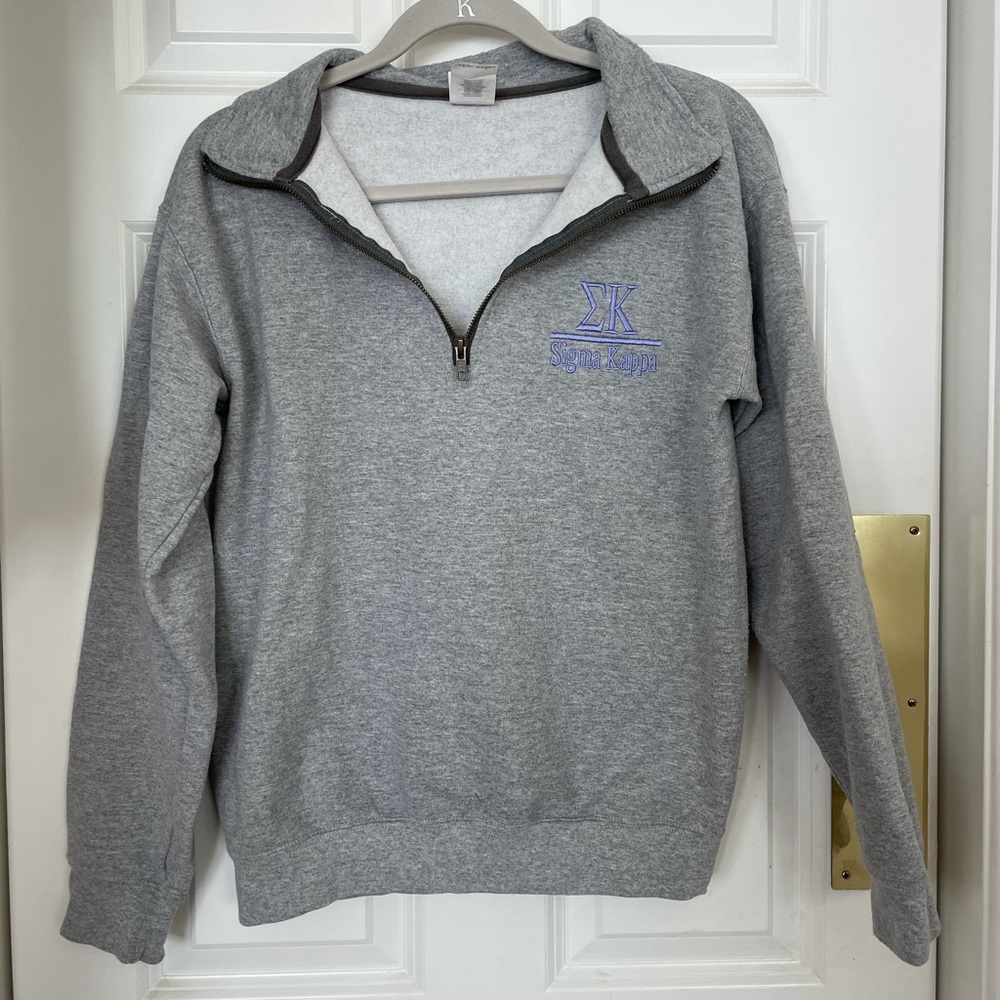 Sigma Kappa quarter zip